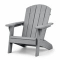 Sedia Adirondack in plastica riciclata grigia