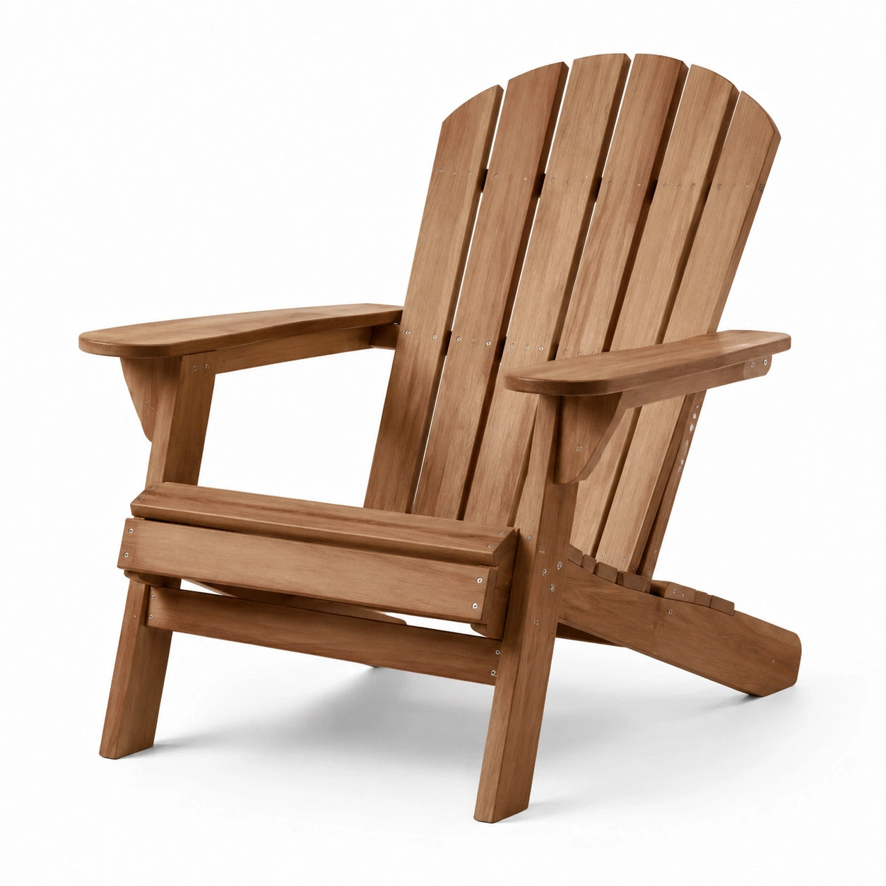 Sedia Adirondack in legno di acacia marrone chiaro