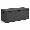 Baule da giardino in plastica nero